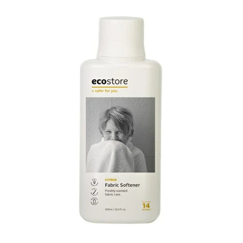 エコストア ファブリックソフナー 柔軟仕上げ剤 5L/500ml 濃縮タイプ 天然成分 敏感肌 赤ちゃん 低刺激