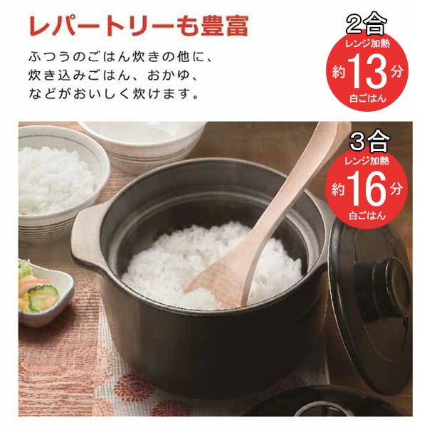 炊飯土鍋 選べる容量1合/2合/3合 DLレンジ＆直火対応 マグタイプ イシガキ デリッシュライフレンジ対応
