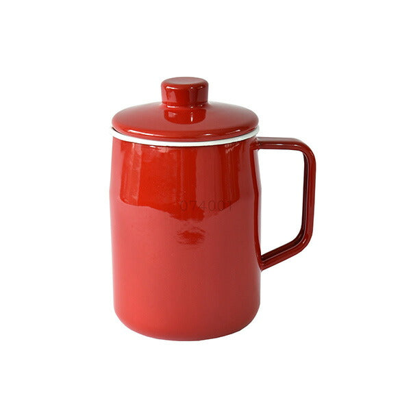 富士ホーロー フィルト オイルポット ホーロー製 0.35L/0.8L/1.0L ステンレスフィルター付