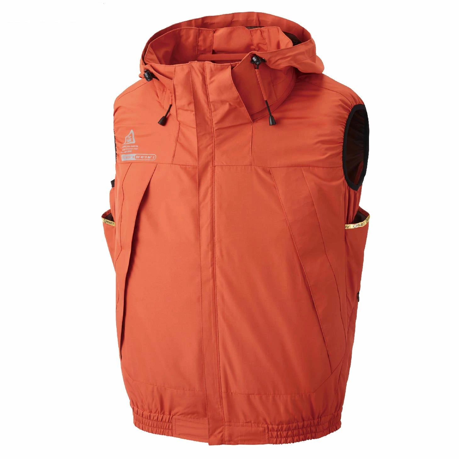 アタックベース 空調風神服 チタンフードベスト 5540 | CIRCULATE Vシステム搭載 袖なし 作業服 M-3L