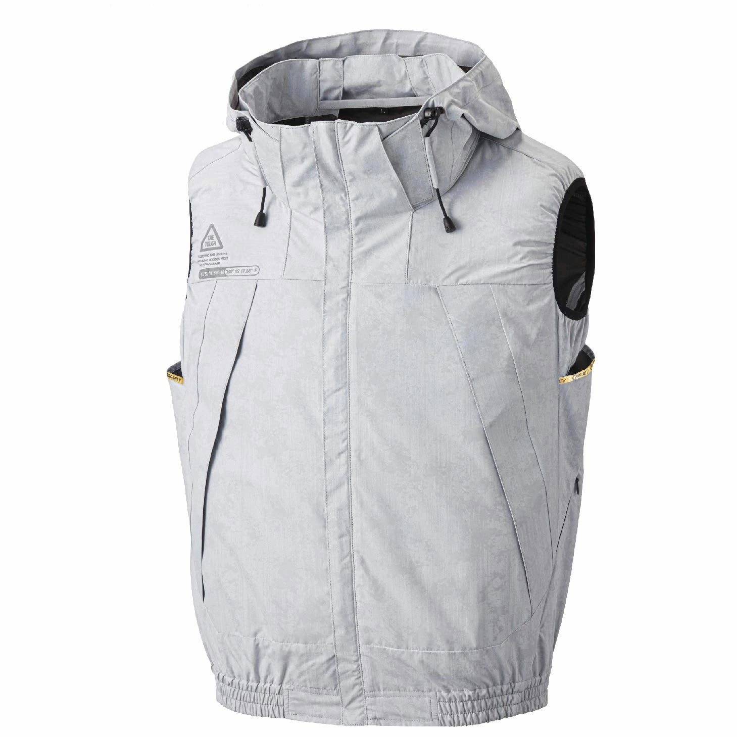 アタックベース 空調風神服 チタンフードベスト 5540 | CIRCULATE Vシステム搭載 袖なし 作業服 M-3L