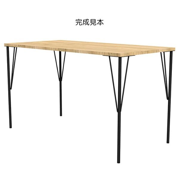 LABRICO ラブリコ スチールテーブル脚 大 1本入り 高さ68-69cm アジャスター付き DIY 平安伸銅