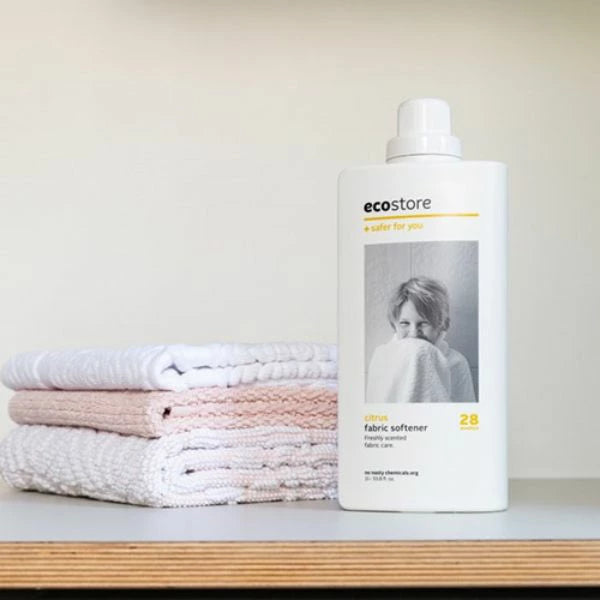 エコストア ファブリックソフナー 柔軟仕上げ剤 5L/500ml 濃縮タイプ 天然成分 敏感肌 赤ちゃん 低刺激