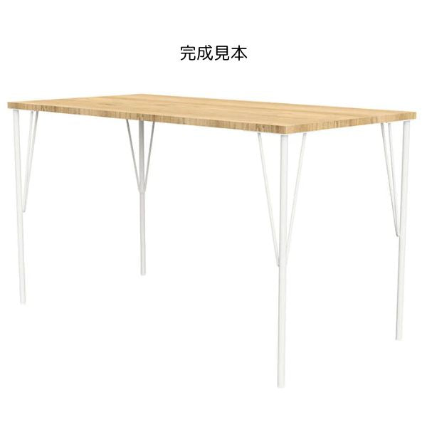 LABRICO ラブリコ スチールテーブル脚 大 1本入り 高さ68-69cm アジャスター付き DIY 平安伸銅