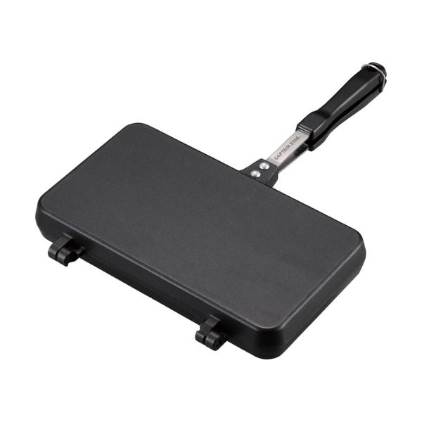 CAPTAIN STAG キャストアルミ ホットサンドトースター シングル/ダブル UG-3080/UG-3081 ふっ素加工 アウトドア キャンプ