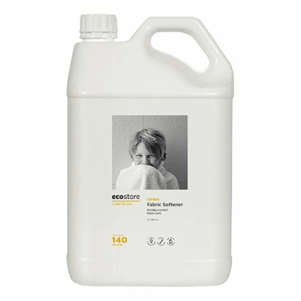 エコストア ファブリックソフナー 柔軟仕上げ剤 5L/500ml 濃縮タイプ 天然成分 敏感肌 赤ちゃん 低刺激