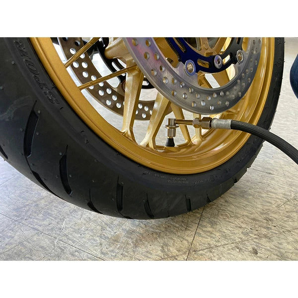 旭産業 二輪用ソケットチャック C-F48MC | ローハイト 両爪固定 バイク用エアゲージ