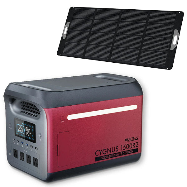 ポータブル電源 CYGNUS1500R2 1500W 大容量 384000mAh リン酸鉄 