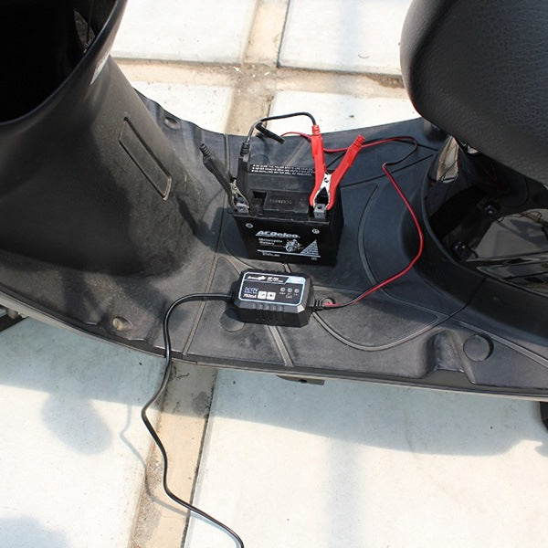 Meltec（メルテック）全自動パルス充電器 MP-200 | DC12V 0.75A バイク用 | IP63防塵防水