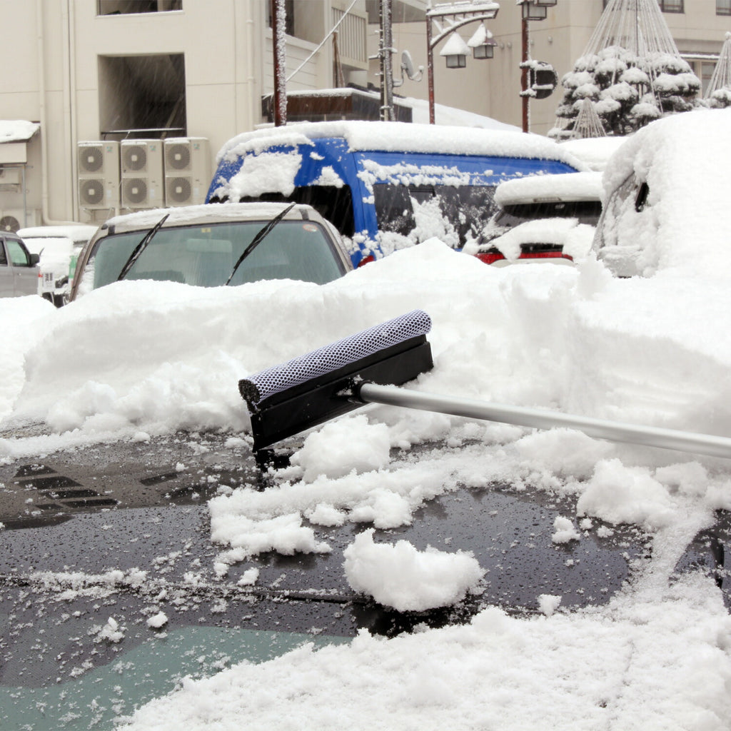 Meltec メルテック スノーブラシ スノッキー スポンジタイプ SNB-03 伸縮式 雪かき 洗車
