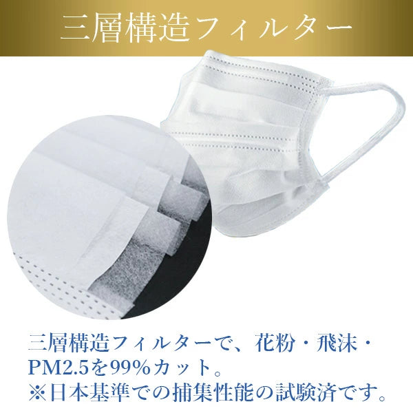 【あす楽対応】七つ星マスク 50枚入 | JIS適合 不織布マスク 個包装 | AQUA BANK