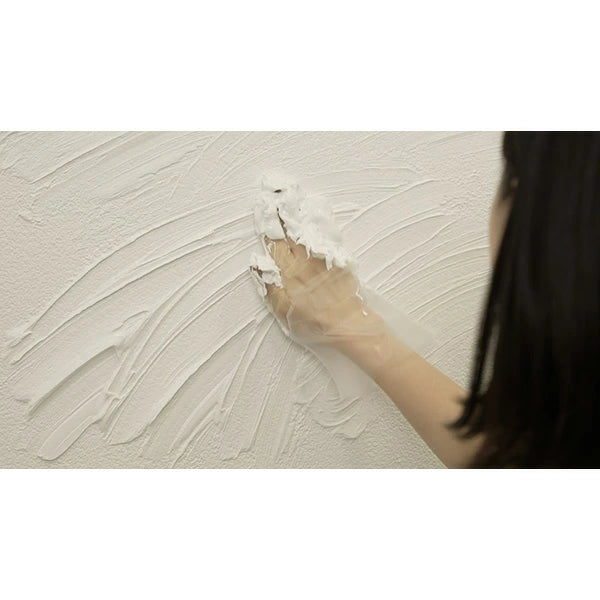 アサヒペン Nuri-Deco-Wall 5L ホワイト しっくい風 塗料 屋内外用 防カビ 防藻