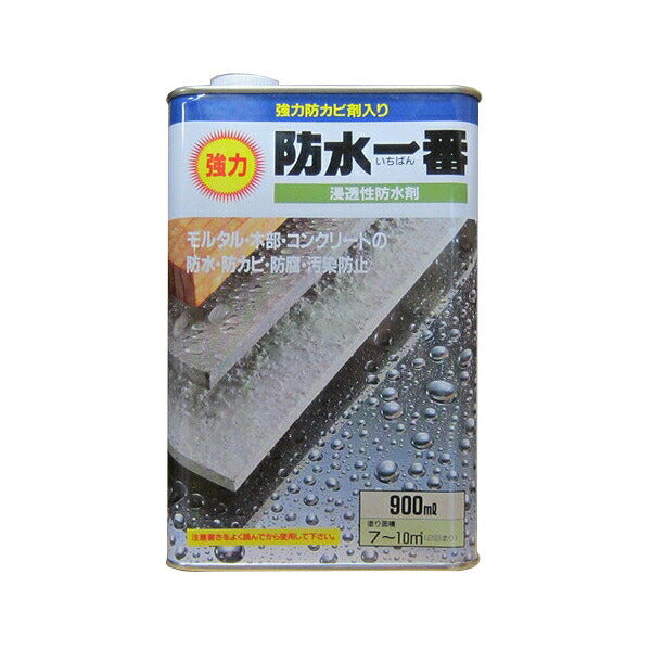 日本特殊塗料 強力防水一番 クリア透明仕上げ 420ml/900ml/3kg/13kg | シリコーン系 防水 防かび 木部 コンクリート