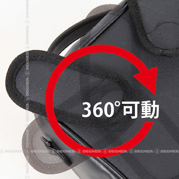 DEGNER デグナー マグネット式タンクバッグ NB-146 BK 3L レインカバー付き バイク用 ツーリング