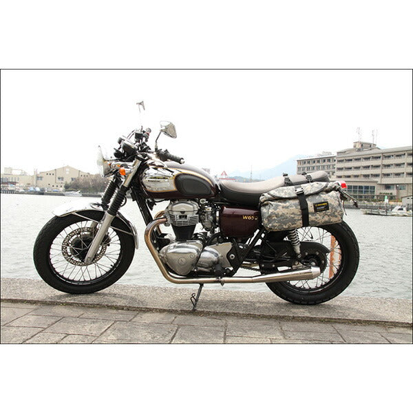 DEGNER デグナー NB-92BK 防水サイドバッグ ブラック 12L バイク用 ツーリング シート取付 ポリエステル