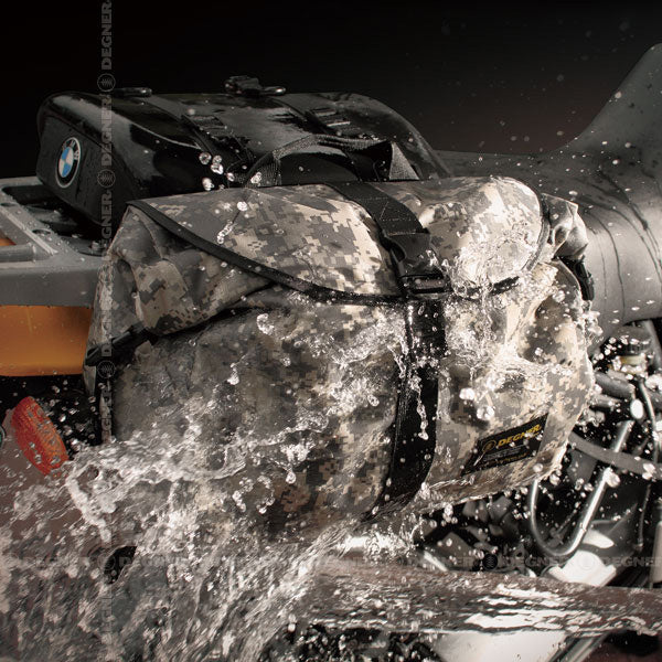 DEGNER デグナー NB-92BK 防水サイドバッグ ブラック 12L バイク用 ツーリング シート取付 ポリエステル