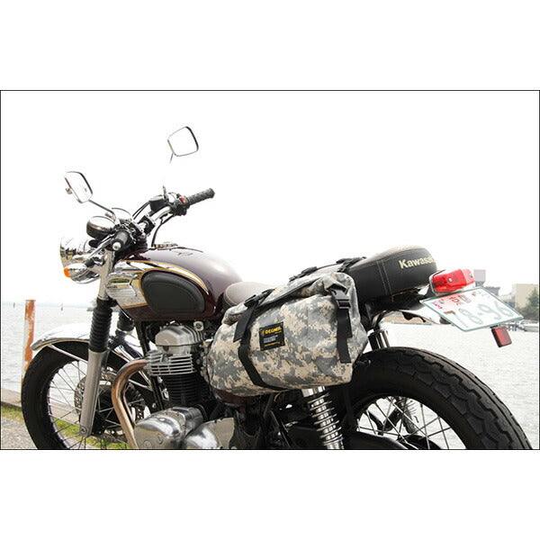 DEGNER デグナー NB-92BK 防水サイドバッグ ブラック 12L バイク用 ツーリング シート取付 ポリエステル