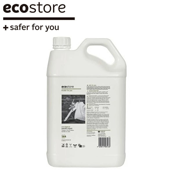 エコストア ランドリーリキッド ユーカリ 500ml 5L 濃縮 洗濯洗剤 天然成分 敏感肌