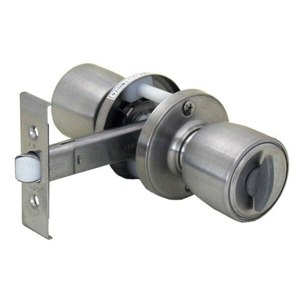 ハイロジック 握玉タイプ 浴室錠 間仕切錠 NP261-SBME | オールステンレス バックセット90mm 交換用