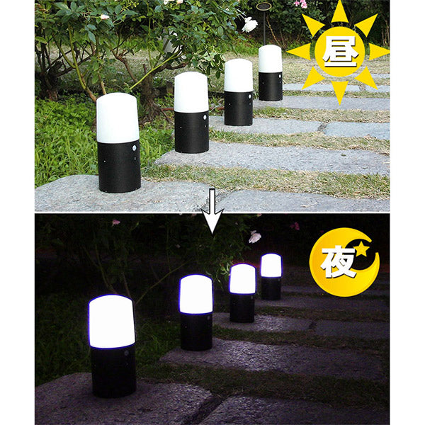 インテリムジャパン アニマルバリア ブラックミニ+LEDライト 猫よけ 超音波 センサーライト付 防犯対策