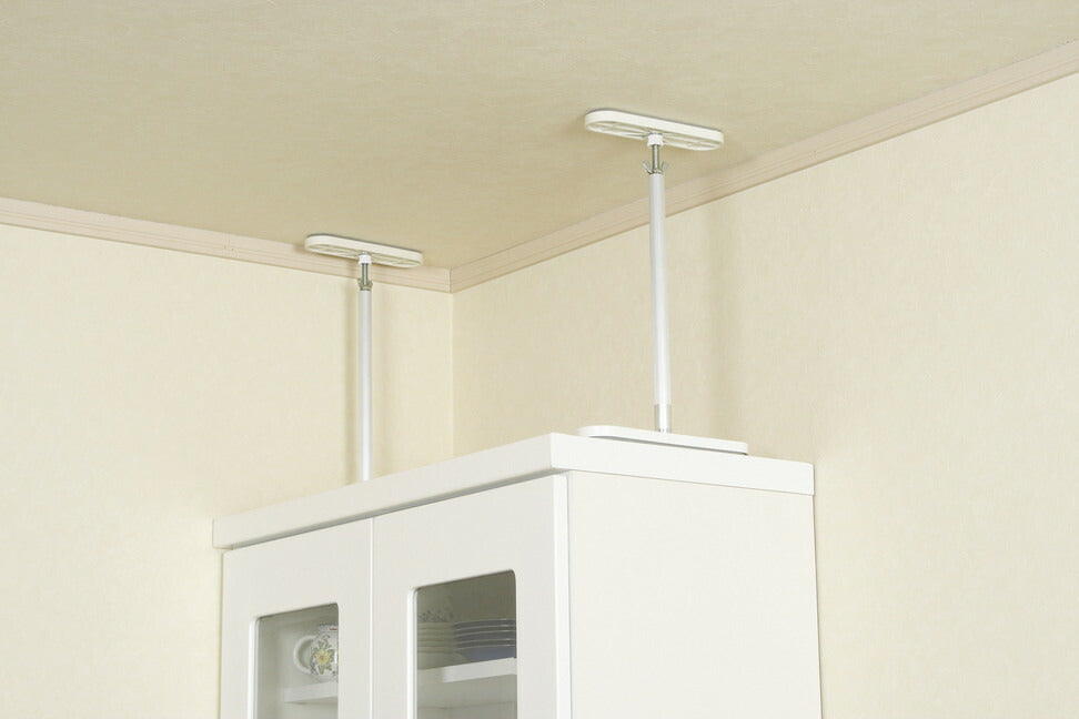 新工精機 ふんばりくん 家具転倒防止 金属製 耐荷重2000kg 地震対策 防災グッズ タンス 食器棚 本棚