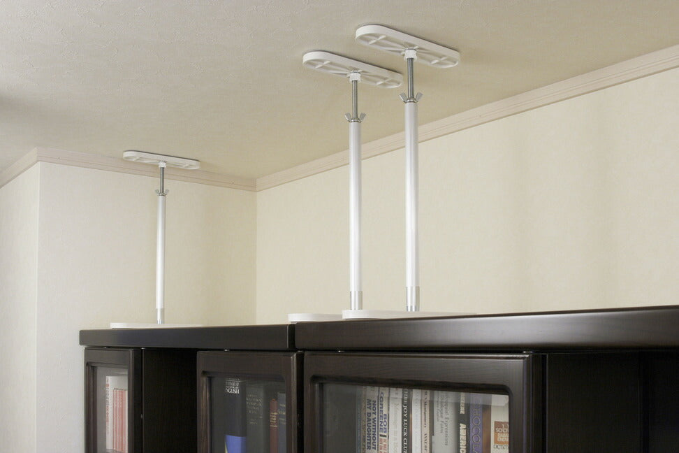 新工精機 ふんばりくん 家具転倒防止 金属製 耐荷重2000kg 地震対策 防災グッズ タンス 食器棚 本棚