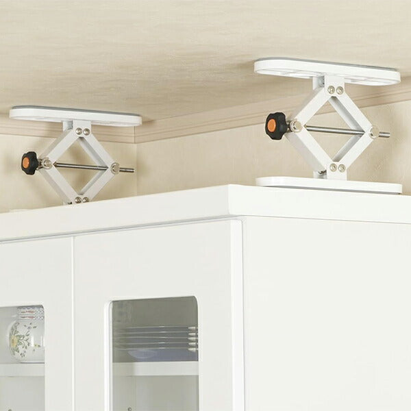 新工精機 ふんばりくん 家具転倒防止 金属製 耐荷重2000kg 地震対策 防災グッズ タンス 食器棚 本棚