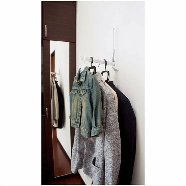 サヌキ ダンパー機構 室内壁面用物干し ドライ・イット 石膏ボード取付可能 壁付け 折りたたみ スリム 省スペース 部屋干し DIT-250 DIT-350