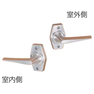 川口技研 ホームレバー HL-1N 空錠 ニッケル バックセット60mm 亜鉛ダイカスト