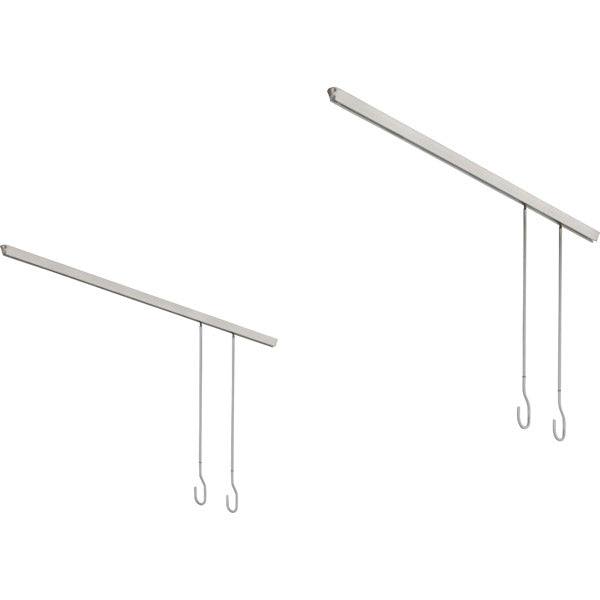 室内物干し 部屋干し 天井取付 スライド式 sen (セン) 面付けタイプ グッドデザイン賞受賞 耐荷重16kg