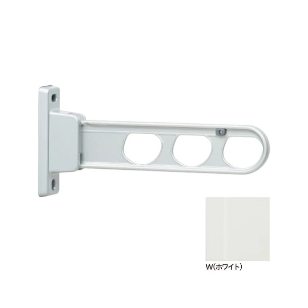 川口技研 腰壁用ホスクリーン HD-35型 (2本入) ホワイト | 物干し 洗濯 ベランダ 室内干し