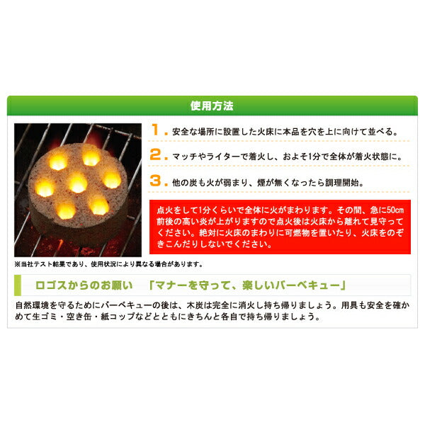 ロゴス LOGOS エコココロゴス ミニラウンドストーブ4 83100104 BBQ バーベキュー 着火剤 アウトドア