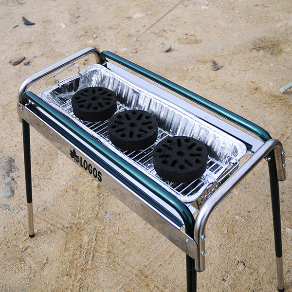ロゴス LOGOS エコココロゴス ミニラウンドストーブ4 83100104 BBQ バーベキュー 着火剤 アウトドア