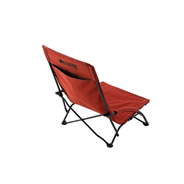 ロゴス（LOGOS）Tradcanvas 難燃BRICK キングあぐらチェア 73173128 たき火対応 ローチェア ハイバック