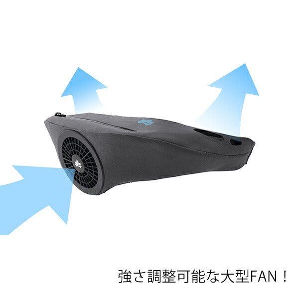 ロゴス（LOGOS） ボディエアコン クールユニット S 空調ベルト 熱中症対策 USB給電 最大12時間 標準サイズ（ウエスト65〜95cm）81336730