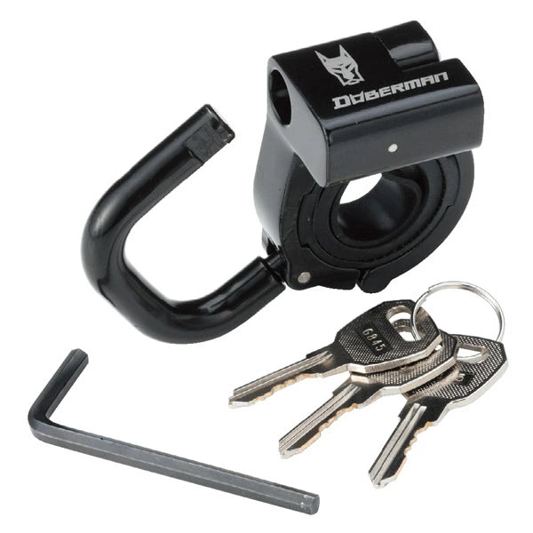 南海部品 ナンカイ DOBERMAN ヘルメットロック 愛車の番犬ドーベルマン DBL-002 防犯 盗難防止