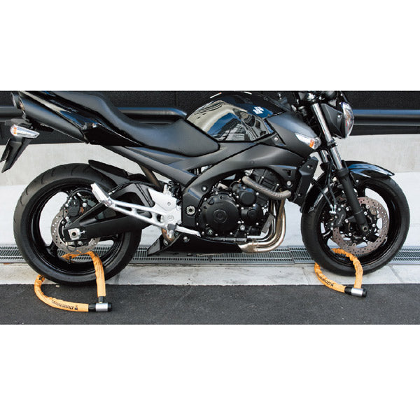 南海部品 DOBERMAN ジョイントケーブルロックツイン 極太25mm 2m対応 バイク盗難防止 愛車の番犬ドーベルマン