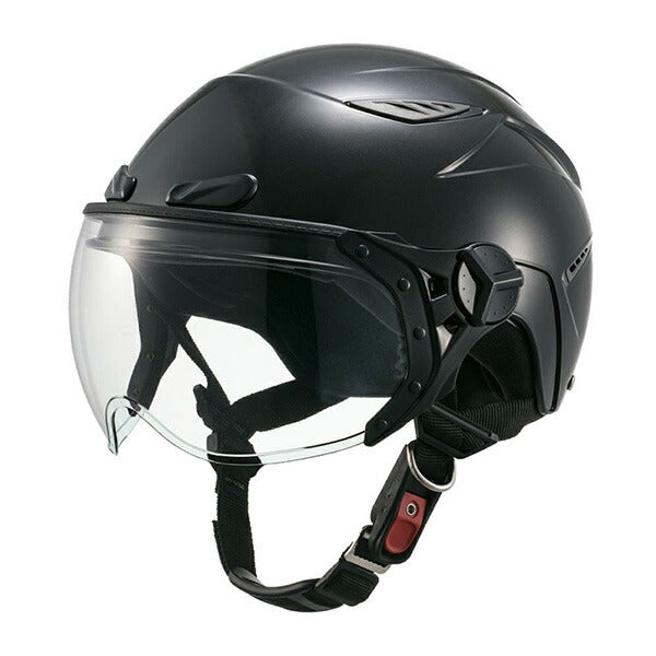 南海部品 ZEUS NAZ-126 ハーフヘルメット シールド付き フリーサイズ SG規格 125cc以下用