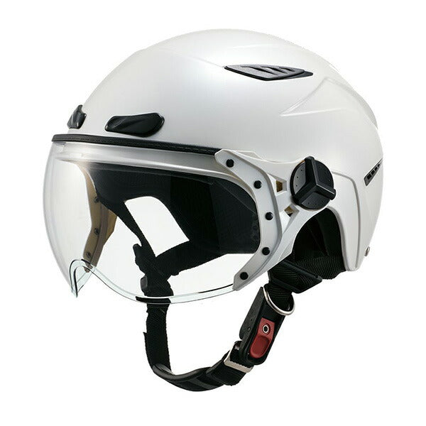 南海部品 ZEUS NAZ-126 ハーフヘルメット シールド付き フリーサイズ SG規格 125cc以下用