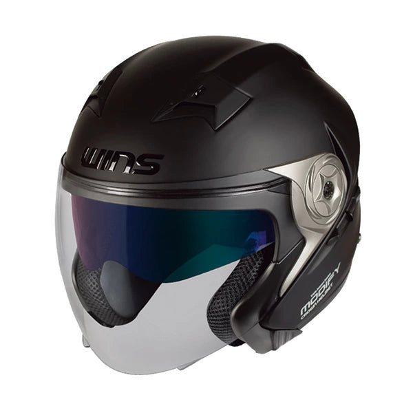 WINS Modify X システムジェットヘルメット | ビッグサイズ対応 L-XXL インナーバイザー付 SG/PSC認証 サイズ調整可能