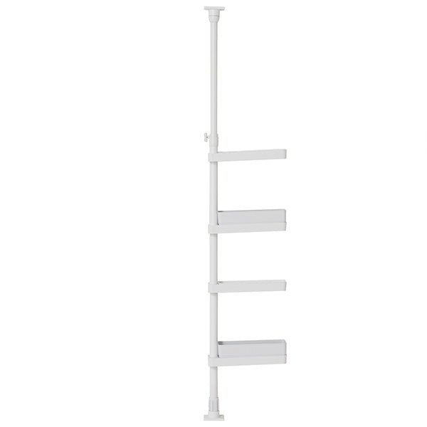 積水樹脂 つっぱり式スリムラック TSR-SW 幅9cm 隙間収納 高さ120-200cm 耐荷重8kg