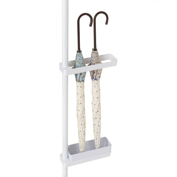 積水樹脂 つっぱり式スリムラック TSR-SW 幅9cm 隙間収納 高さ120-200cm 耐荷重8kg