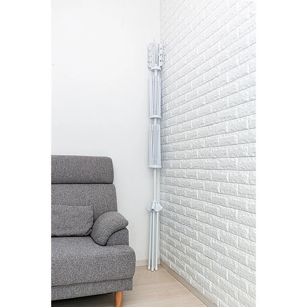 セキスイ 物干しスタンド コスモス C-400 | 省スペース パラソル型 室内物干し 耐荷重12kg タオルハンガー36本付