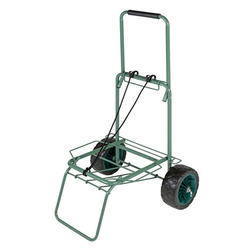CAPTAIN STAG（キャプテンスタッグ） トーランド ワイドタイヤキャリー UL-1008 | 耐荷重60kg 極太タイヤ アウトドアワゴン フラップFDコンテナ対応