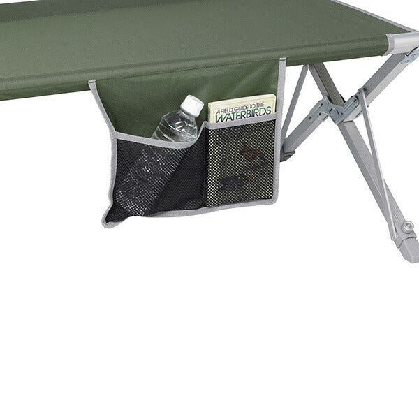 CAPTAIN STAG 簡単フィールドGIベッド オリーブ | 組立簡単 折りたたみ式 キャンプコット
