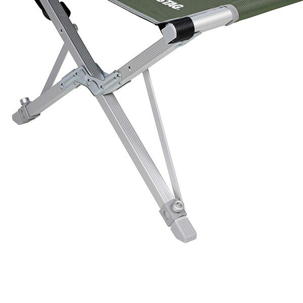 CAPTAIN STAG 簡単フィールドGIベッド オリーブ | 組立簡単 折りたたみ式 キャンプコット