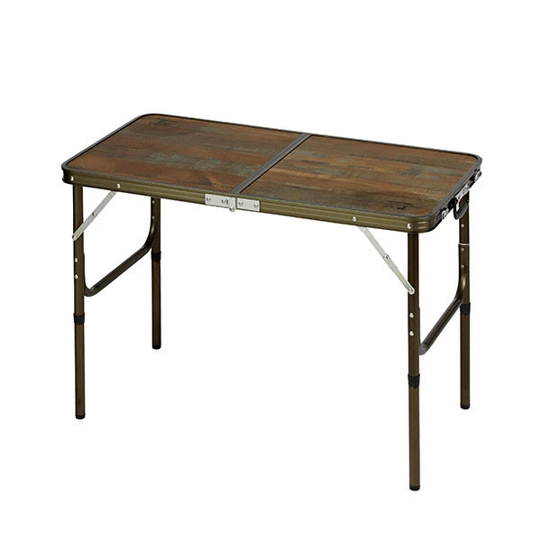 キャプテンスタッグ ビストロフォールディングテーブル 高さ調整4段階 折りたたみ式 アウトドア キャンプ