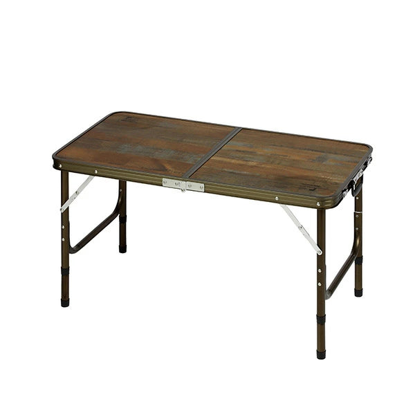 キャプテンスタッグ ビストロフォールディングテーブル 高さ調整4段階 折りたたみ式 アウトドア キャンプ