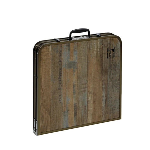 キャプテンスタッグ ビストロフォールディングテーブル 高さ調整4段階 折りたたみ式 アウトドア キャンプ