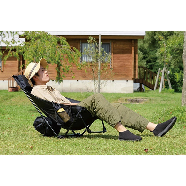 CAPTAIN STAG トレッカー グランドリクライニングチェア UC-1852 | 軽量 コンパクト リクライニング キャンプチェア